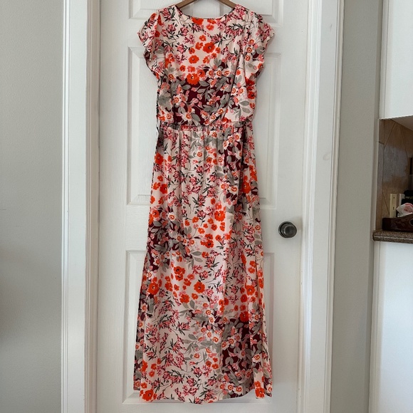 NWT Adrianna Papell size 10 multicolor floral maxi dress - Picture 5 of 11